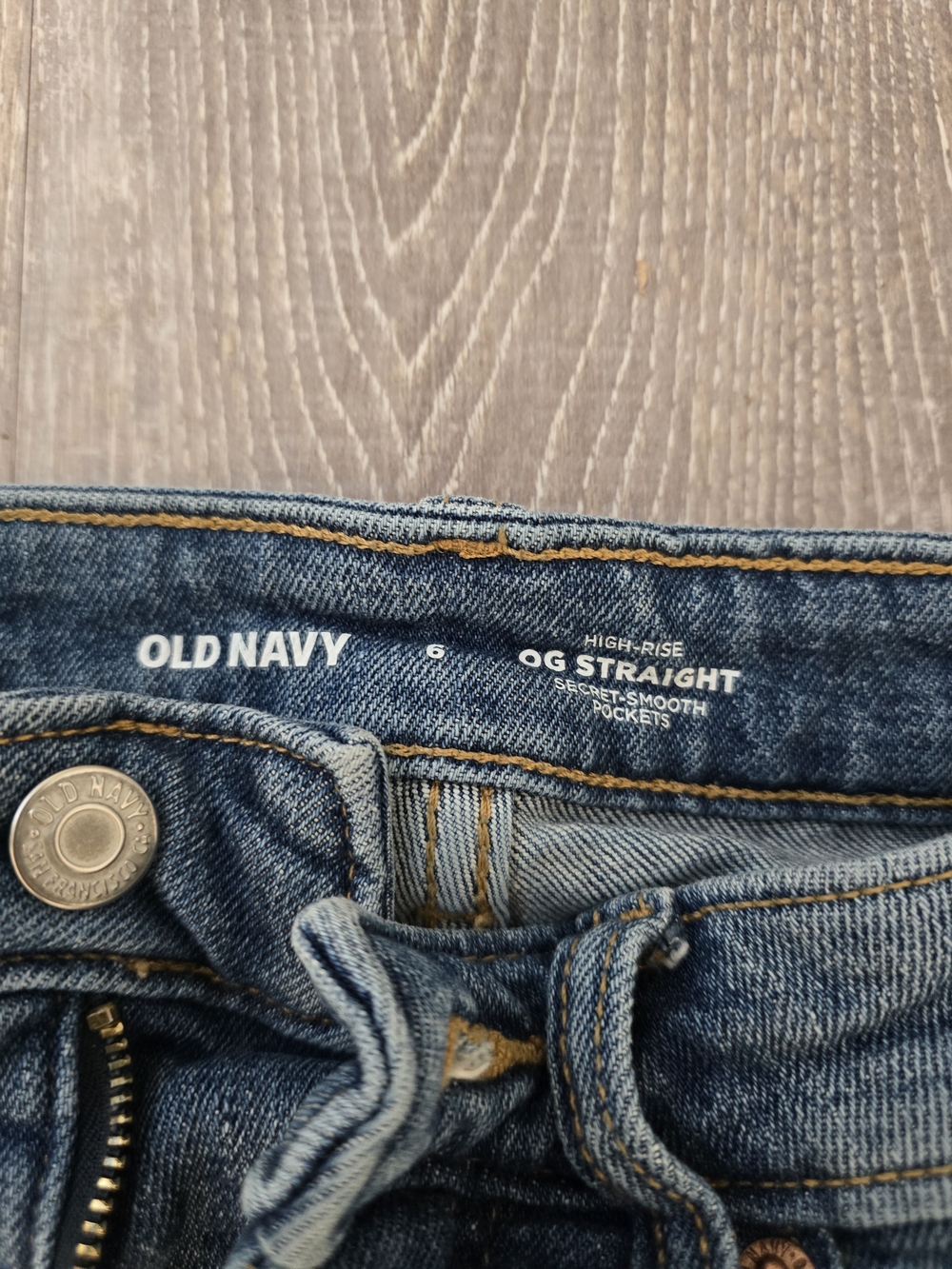 Old Navy Distressed Denim Cutoff Shorts - Blue - Picture 2 of 2